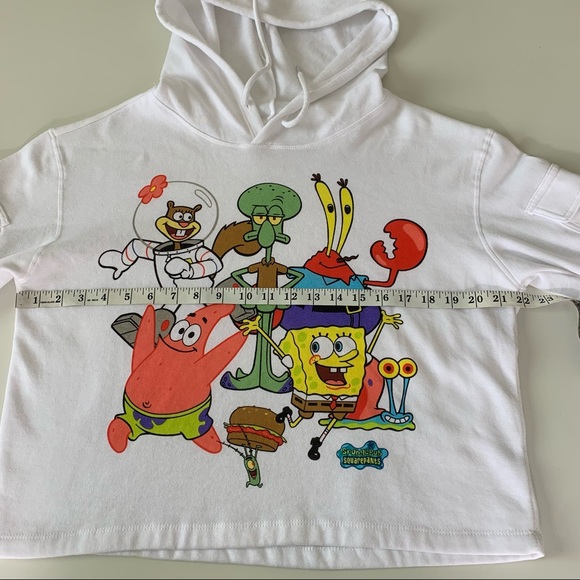 Spongebob Nickelodeon Hoodie Sweatshirt Women’s Sz L new without tags - Picture 6 of 9